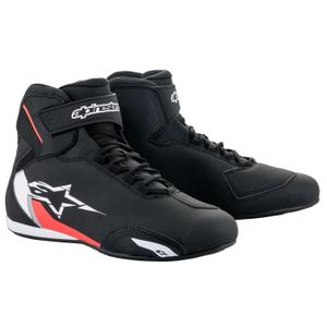 Motorradstiefel Alpinestars Sektor schwarz-weiß-fluorot