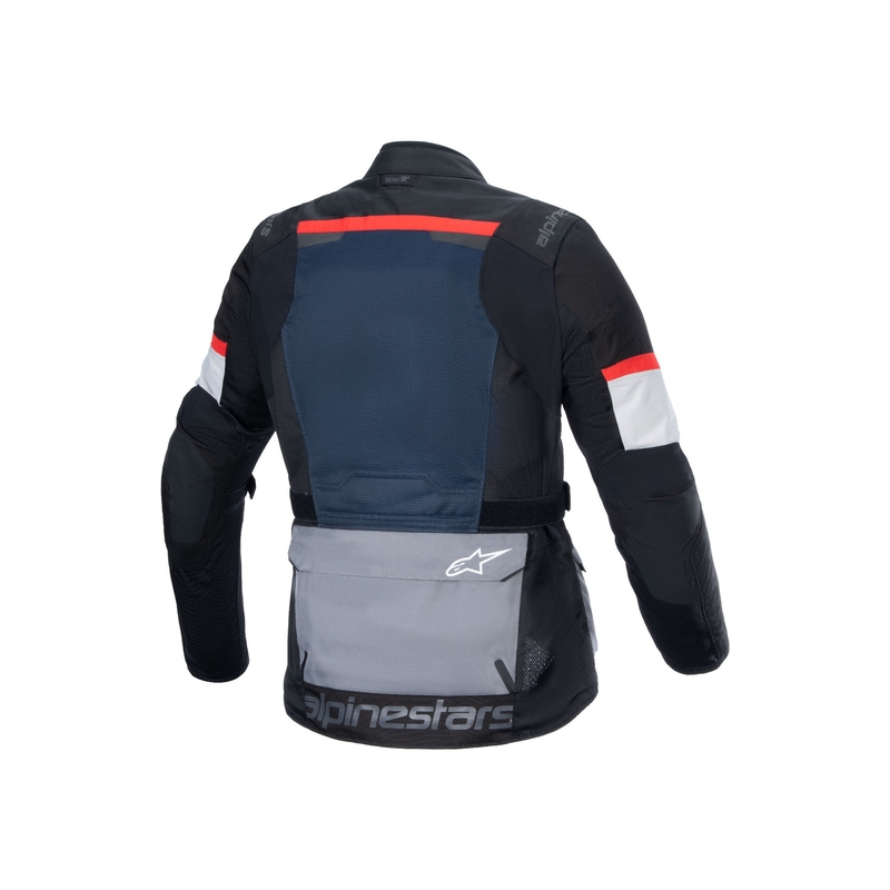 Motorradjacke Alpinestars Andes Drystar dunkelblau-schwarz-hellgrau