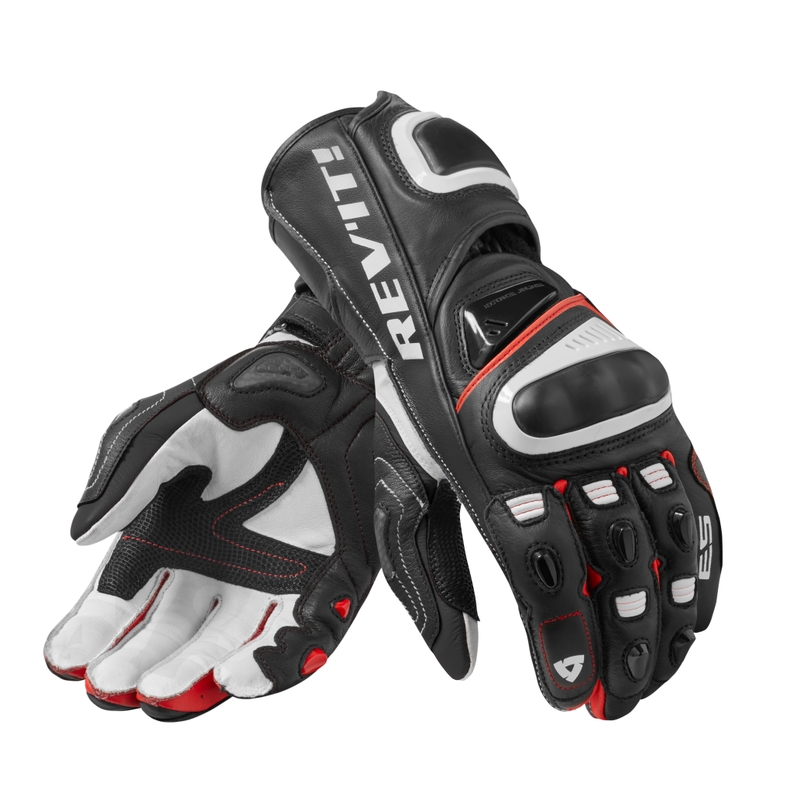 Revit Jerez 3 schwarz und rot Motorradhandschuhe Ausverkauf
