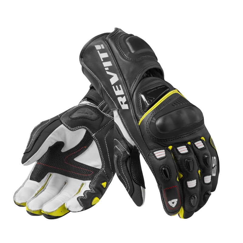 Revit Jerez 3 schwarz-fluorgelbe Motorradhandschuhe Ausverkauf