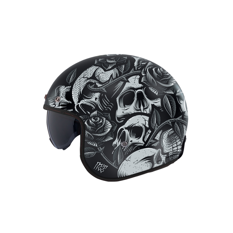 Offener Motorradhelm MT Le Mans 2 SV Breakout B2 matt