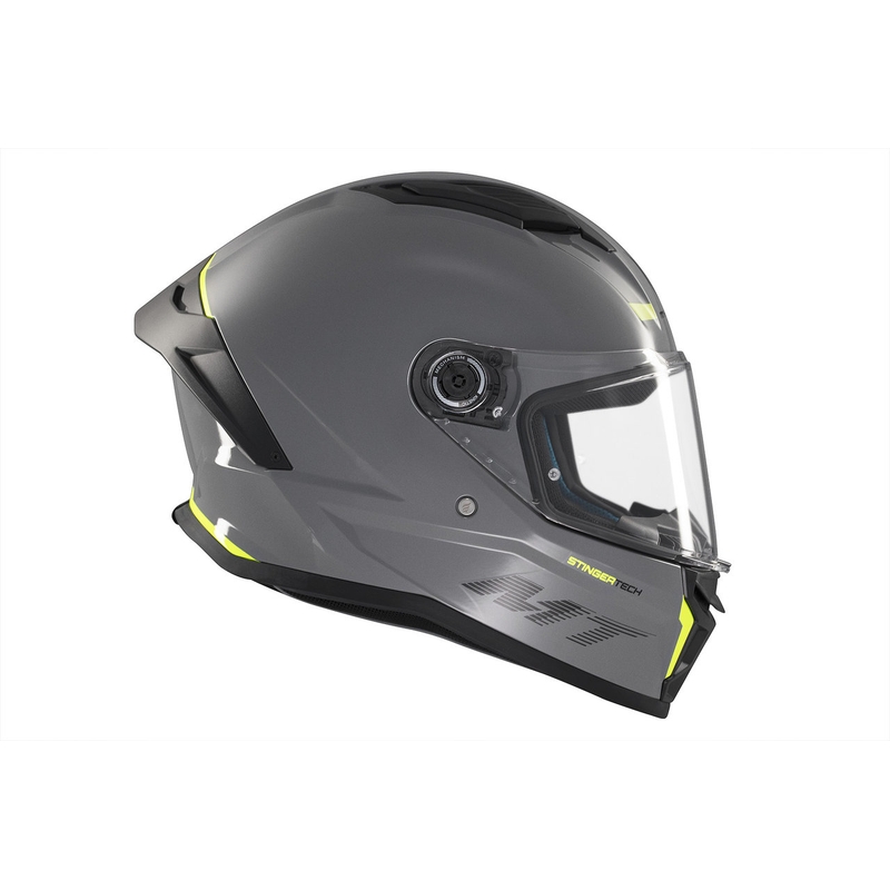 Integrierter Motorradhelm MT Stinger 2 Solid glänzend grau