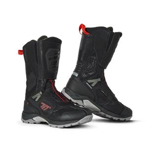 Motorradstiefel SEVENTY DEGREES SD-BA6 Stelvio High schwarz-rot-grün