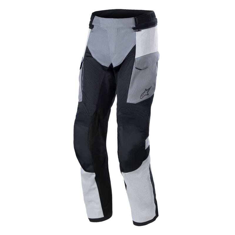 Alpinestars Andes Air Drystar Motorradhose Hellgrau-Dunkelgrau-Schwarz-Fluo Gelb