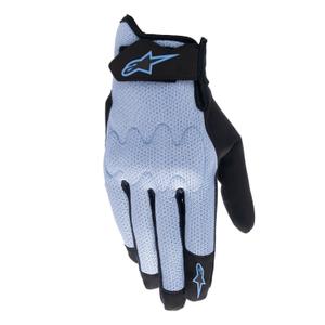 Alpinestars Stated Air Motorradhandschuhe hellblau-schwarz