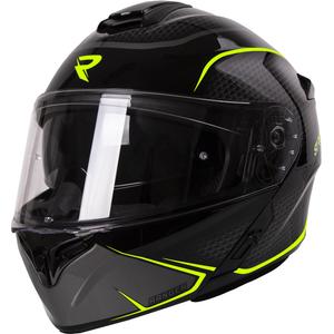 Klappbarer Motorradhelm Street Racer Ranger schwarz-fluoreszierend - II. Qualität