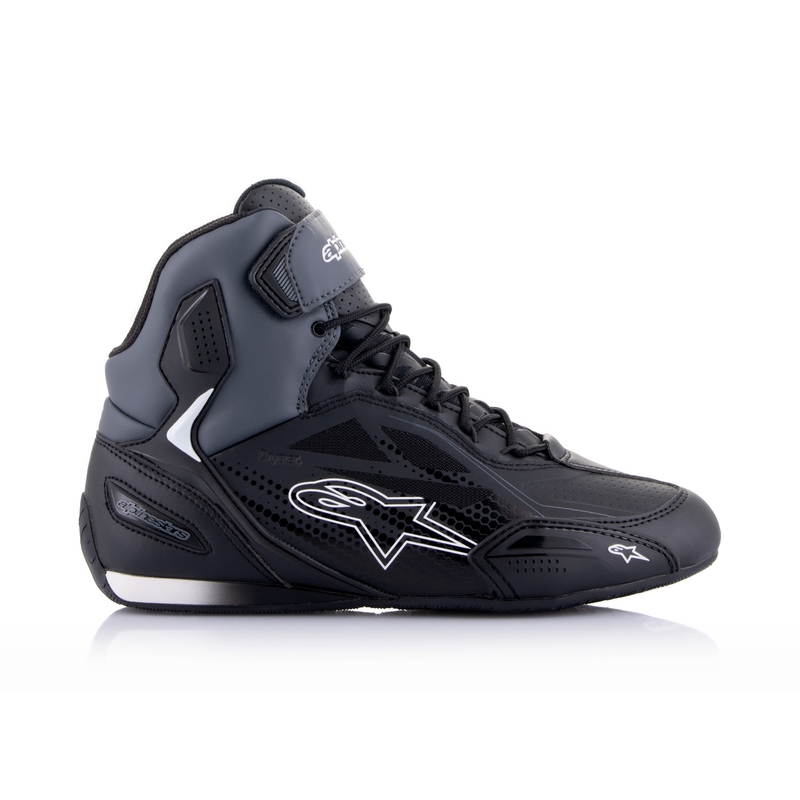 Alpinestars Faster-3 Drystar Motorradstiefel Schwarz-Dunkelgrau