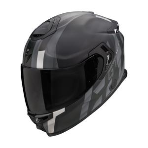 Integrierter Motorradhelm Scorpion EXO-GT SP AIR TOURADVEN schwarz-silber