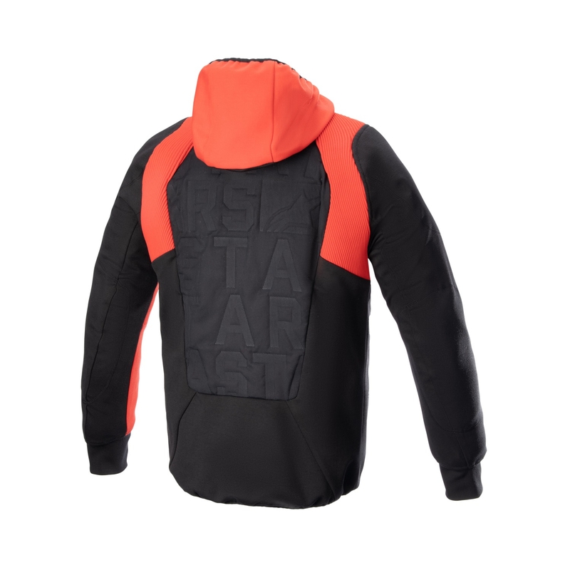 Alpinestars MO.ST.EQ Hybrid Motorrad Sweatshirt schwarz-rot