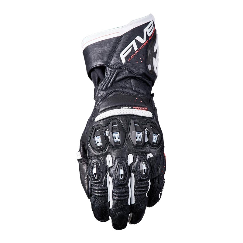 Motorradhandschuhe Five RFX3 EVO schwarz-weiß