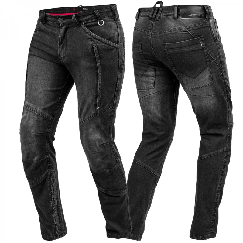 Shima Ghost Motorradjeans schwarz