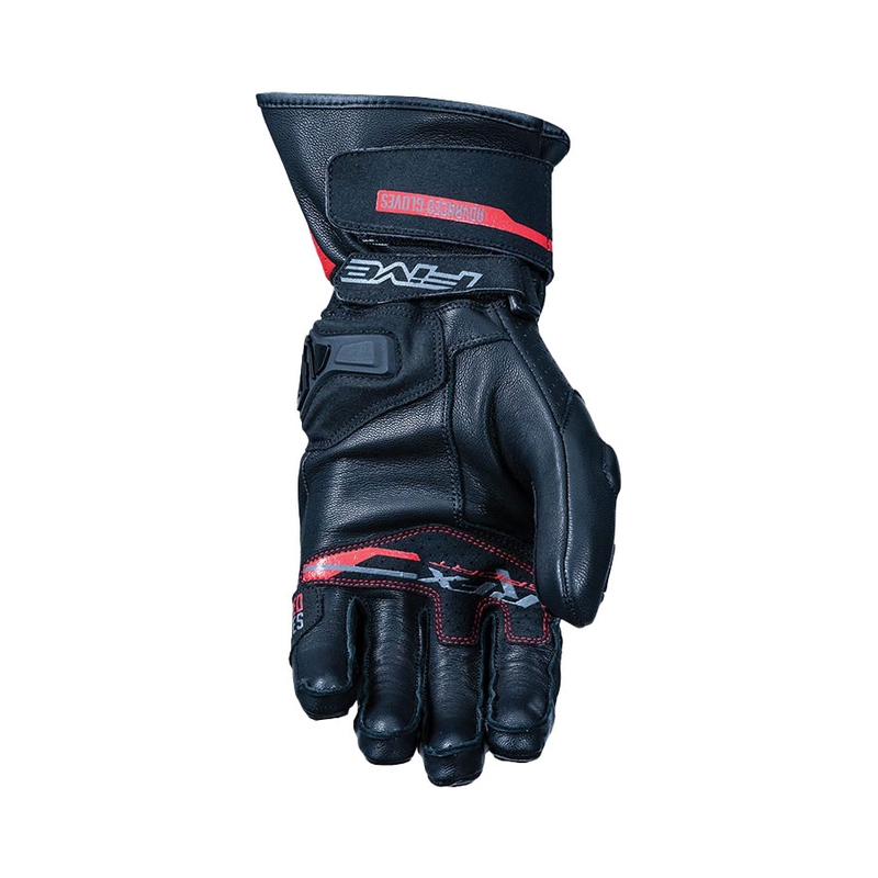 Motorradhandschuhe FIVE RFX Sport schwarz-rot