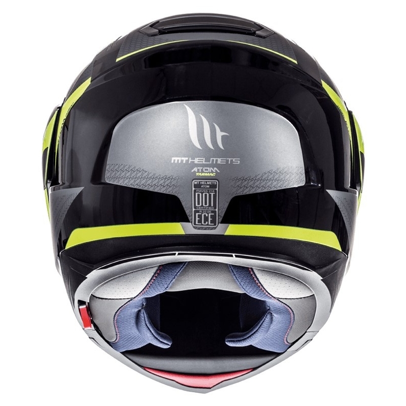 MT Atom Tarmac Motorradhelm schwarz matt-fluo gelb Ausverkauf