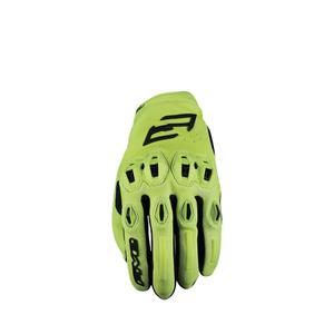 Motorradhandschuhe Five Stunt Evo2 fluo gelb