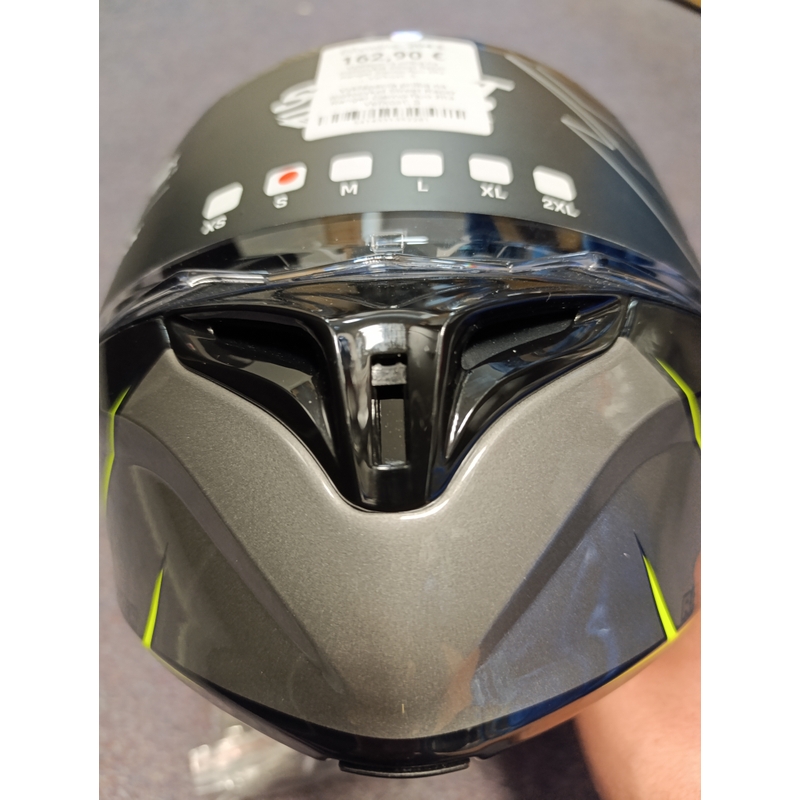 Klappbarer Motorradhelm Street Racer Ranger schwarz-fluoreszierend - II. Qualität