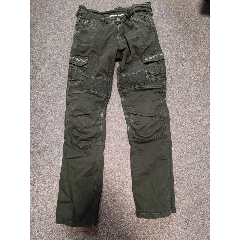 Motorradjeans Street Racer Cargo CE schwarz - II. Qualität