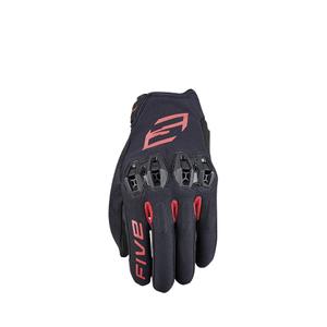 Five Tricks Motorradhandschuhe schwarz-rot