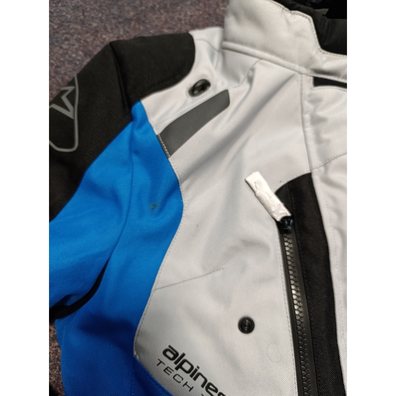 Damen-Motorradjacke Alpinestar Stella Andes Drystar Honda grau-schwarz-blau-rot 23 - II. Qualität