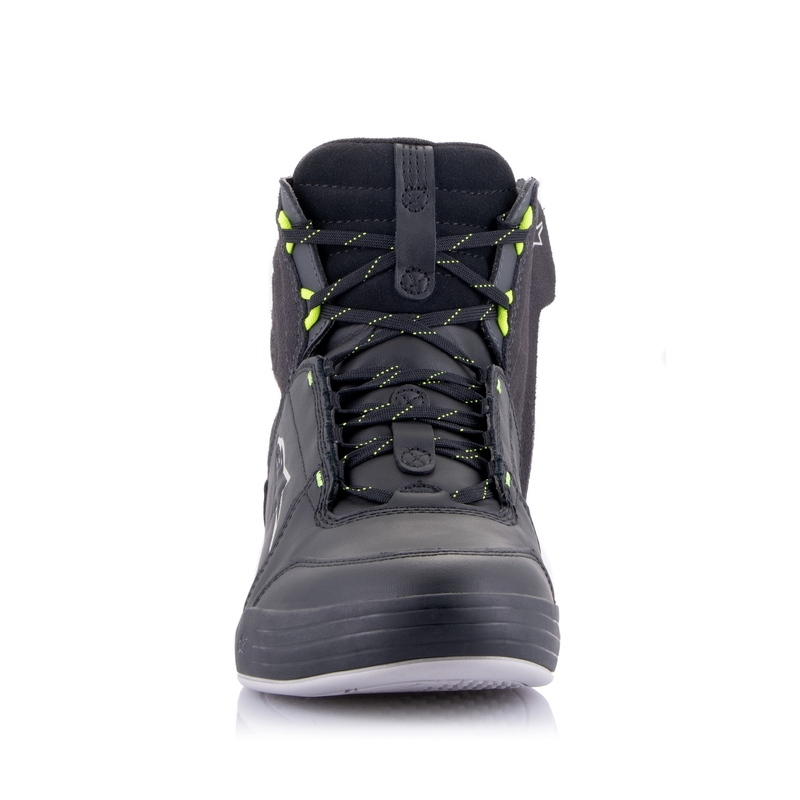 Alpinestars Chrome Drystar Motorradstiefel schwarz-grau-fluo gelb