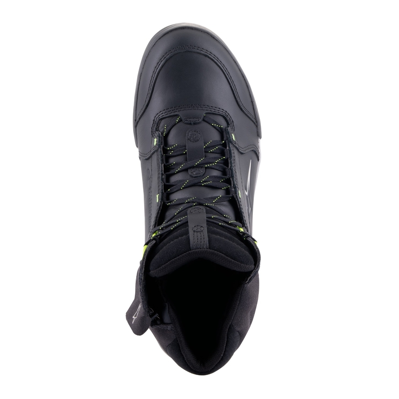 Alpinestars Chrome Drystar Motorradstiefel schwarz-grau-fluo gelb