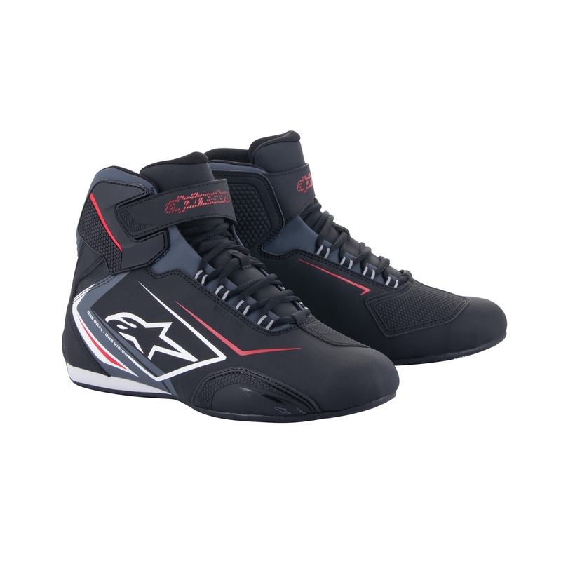 Alpinestars Sektor Wasserdichte Motorradstiefel schwarz-weiß-grau