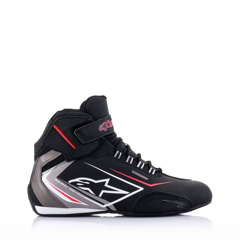 Alpinestars Sektor Wasserdichte Motorradstiefel schwarz-weiß-grau