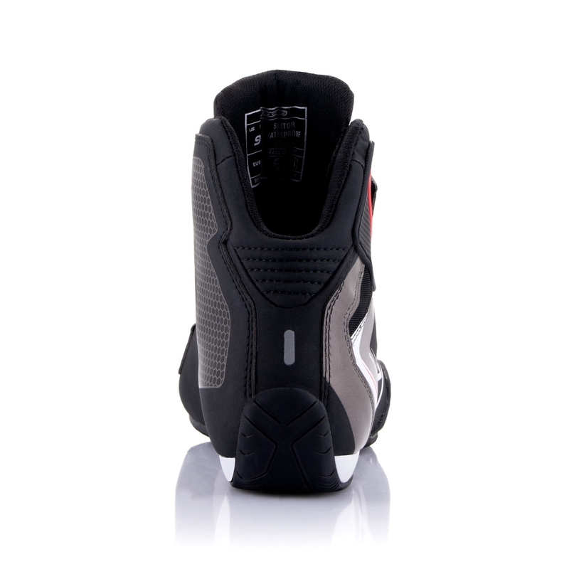 Alpinestars Sektor Wasserdichte Motorradstiefel schwarz-weiß-grau