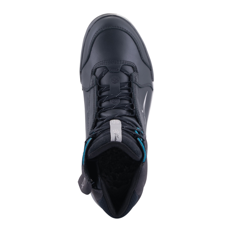 Alpinestars Stella Chrome Drystar Damen-Motorradstiefel Schwarz-Grau-Blau