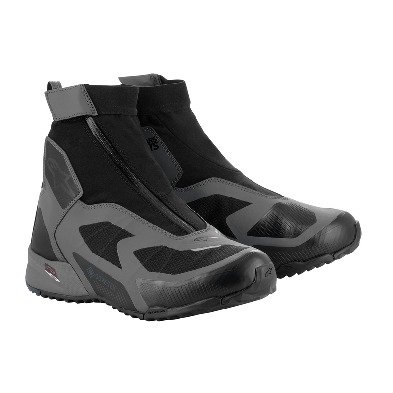 Alpinestars CR-8 Gore-Tex Motorradstiefel schwarz-grau-blau