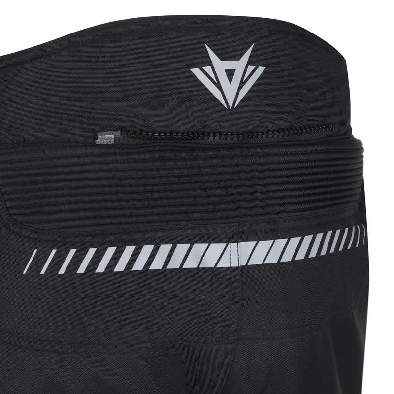 Motorradhose RSA Greby 2 schwarz gekürzt - II. Qualität