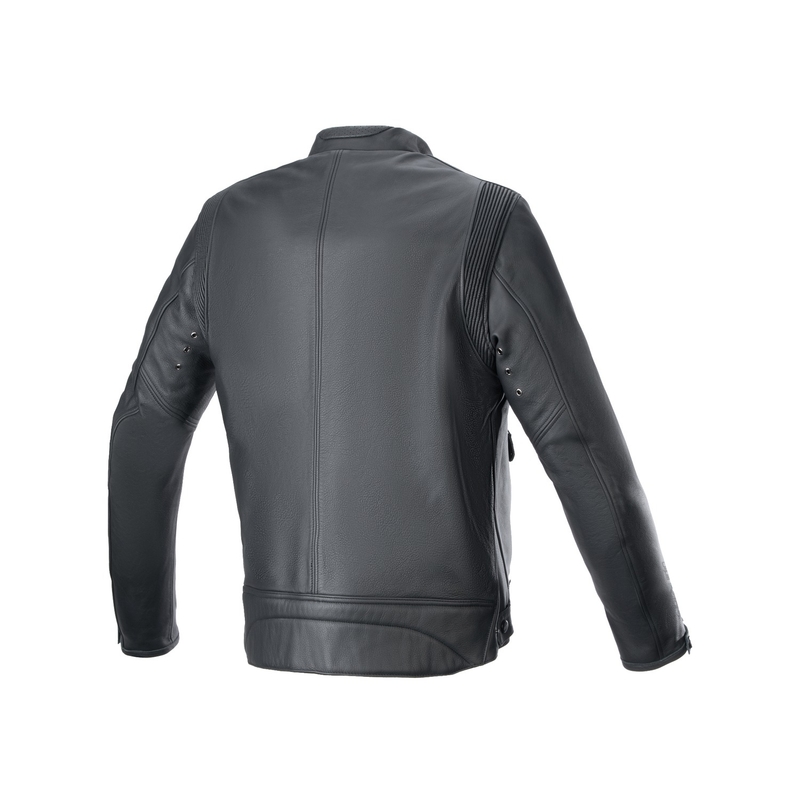 Motorrad-Lederjacke Alpinestars Dyno Schwarz-Schwarz