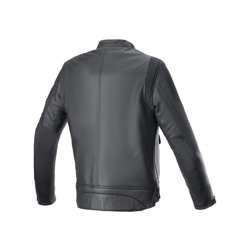 Leder-Motorradjacke Alpinestars Dyno schwarz-rot-beige