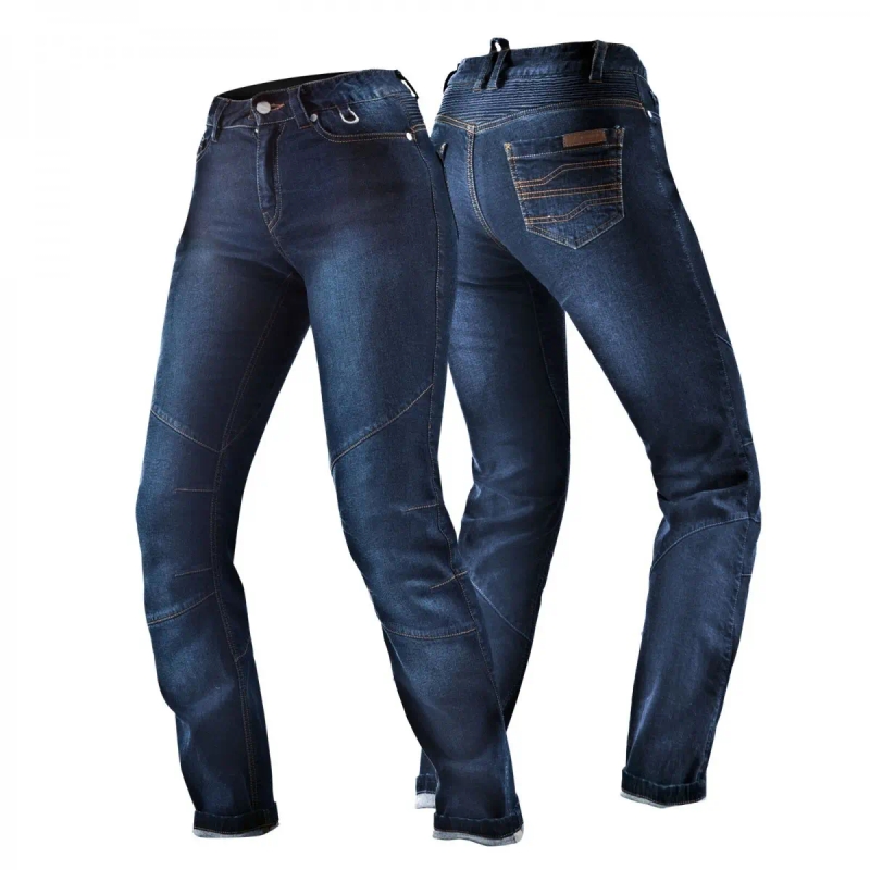 Blaue Shima Sansa Motorradjeans für Damen