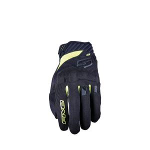 Motorradhandschuhe FIVE RS3 EVO schwarz-fluo gelb