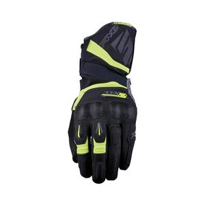 Motorradhandschuhe FIVE TFX2 WP schwarz-fluo gelb