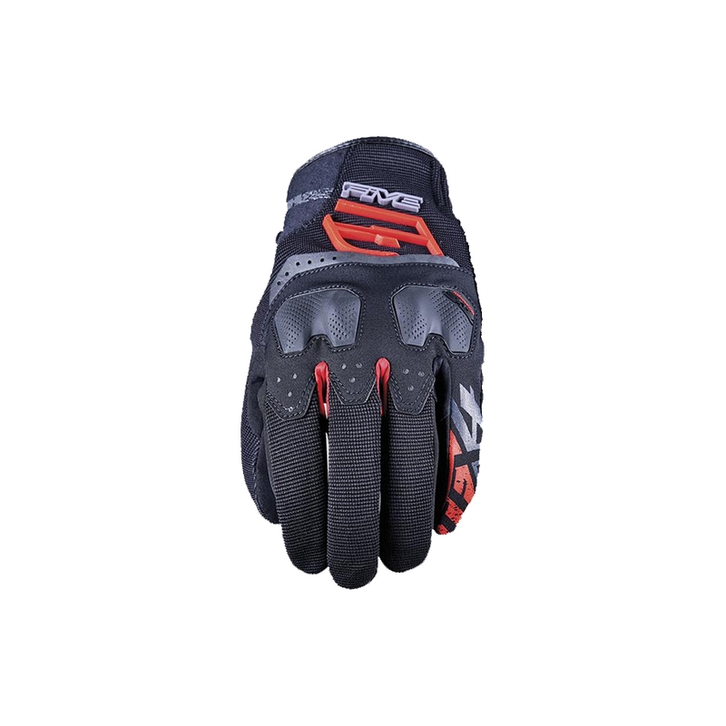 Motorradhandschuhe FIVE TFX4 schwarz-rot