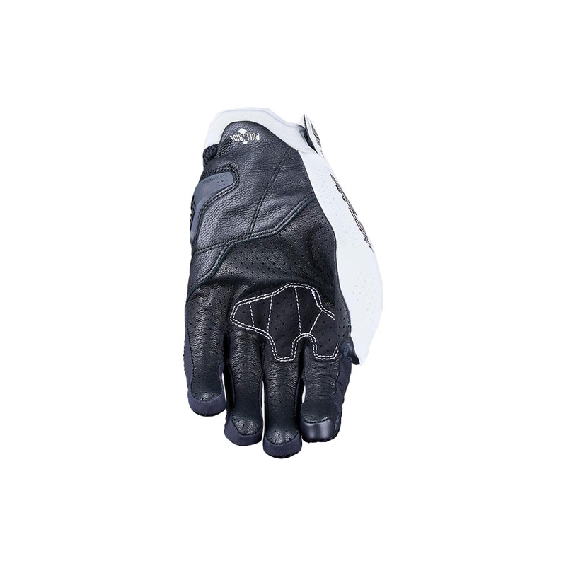 Damen-Motorradhandschuhe FIVE Stunt EVO 2 Airflow schwarz-weiß