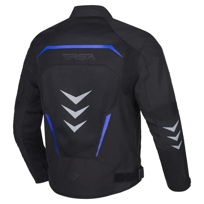 Motorradjacke RSA Runway schwarz-blau - II. Qualität