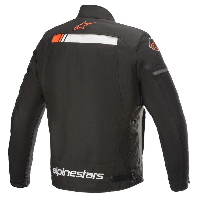Alpinestars T-SP S Ignition Wasserdichte Motorradjacke Schwarz-Weiß-Fluorot