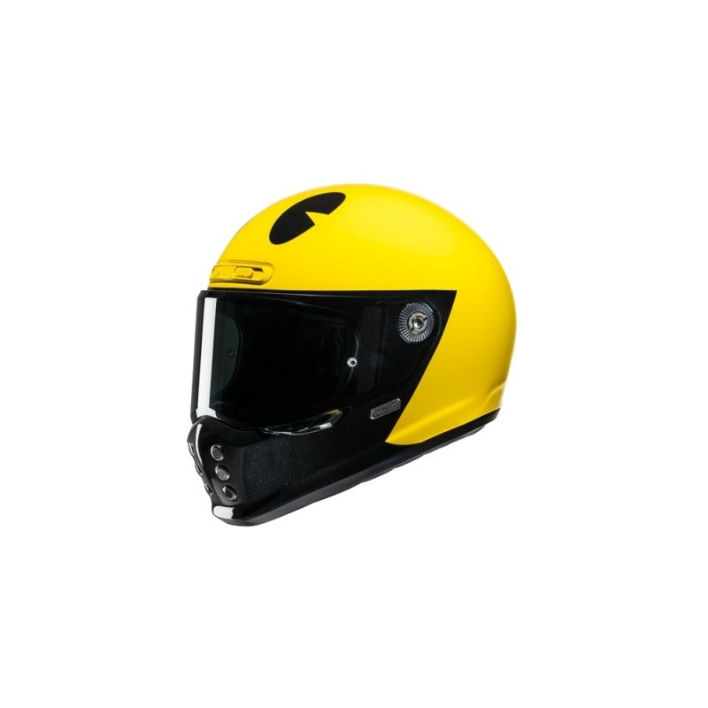 Integrierter Motorradhelm HJC V10 Pac-man Bandai Namco gelb