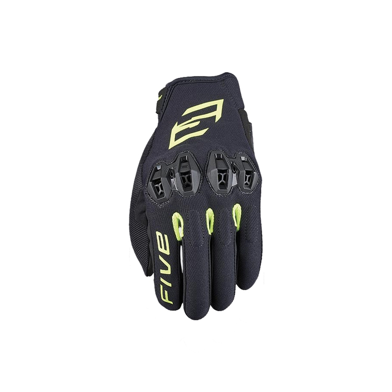 FIVE Tricks Motorradhandschuhe schwarz-fluo gelb