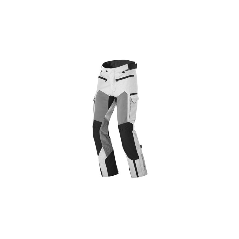Revit Cayenne Pro Motorradhose silber/schwarz verlängert Ausverkauf