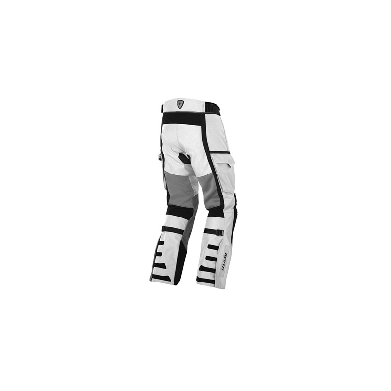 Revit Cayenne Pro Motorradhose silber/schwarz verlängert Ausverkauf