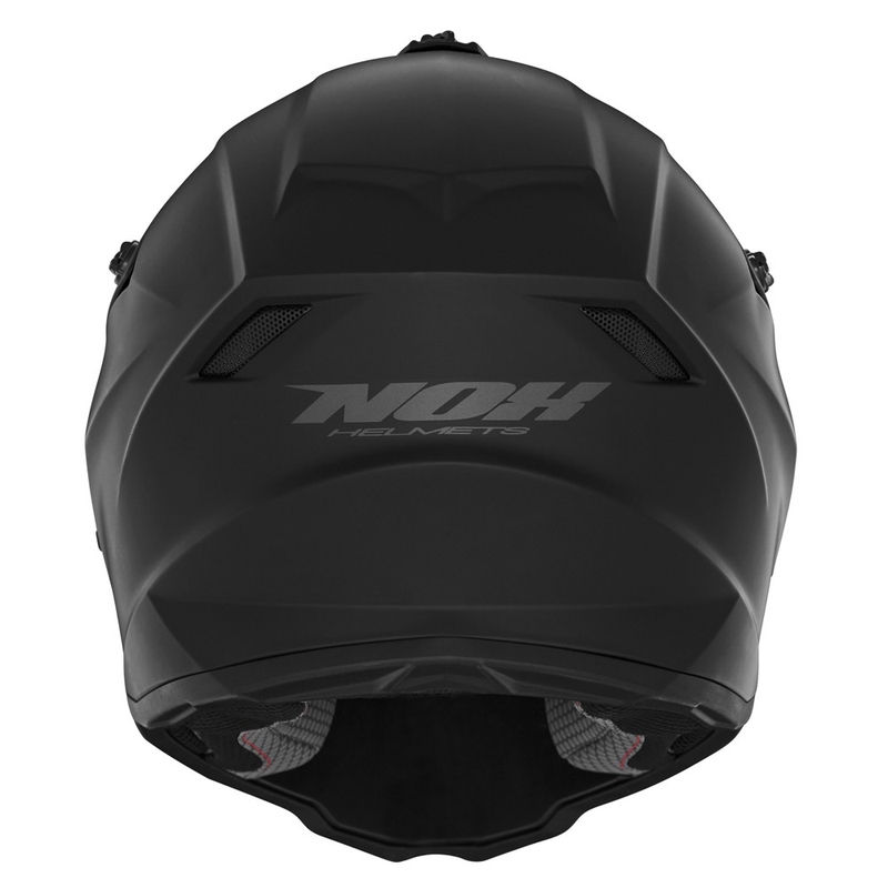 Kinder-Motocross-Helm NOX N761 MX mattschwarz