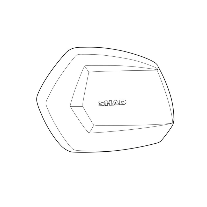 Aluminium lid SHAD for SH35 links