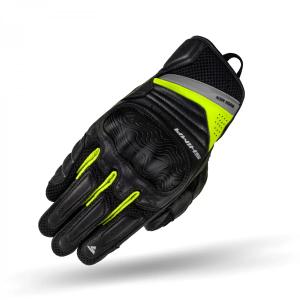 Schwarz-fluogelbe Motorradhandschuhe Shima Rush