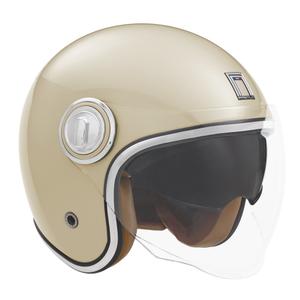 NOX PREMIUM Heritage offener Motorradhelm cremeweiß