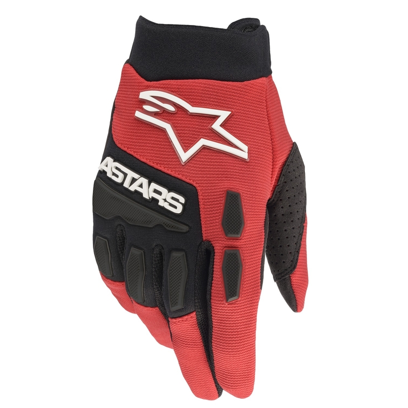 Alpinestars Full Bore Motocross-Handschuhe rot-schwarz
