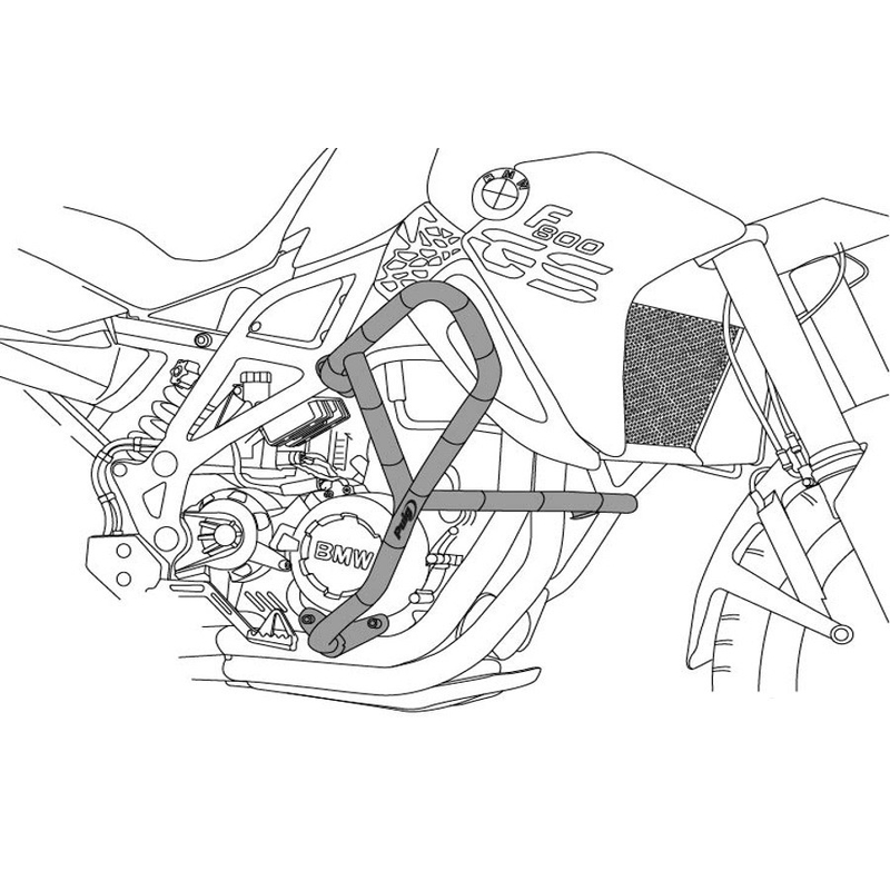 Motor Schutzrahmen PUIG schwarz