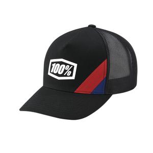 Kappe 100 % Cornestone X-Fit Trucker schwarz